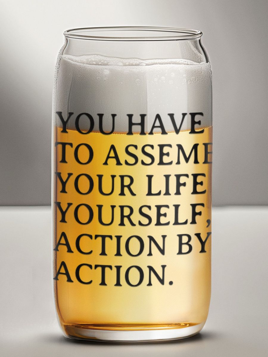 Marcus Aurelius Quote Can-Shaped Glass product image (2)