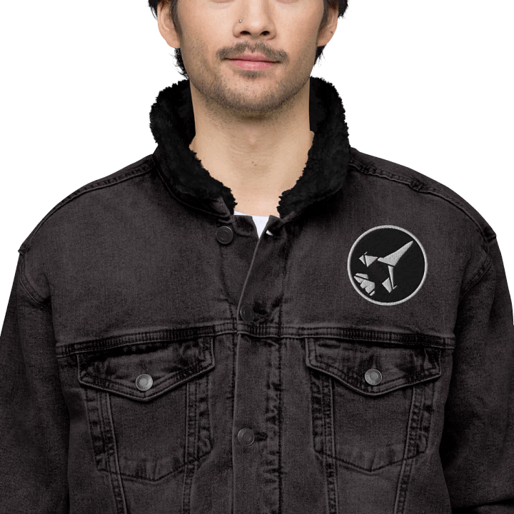 Sherpa Denim Jacket Channel Logo product image (1)