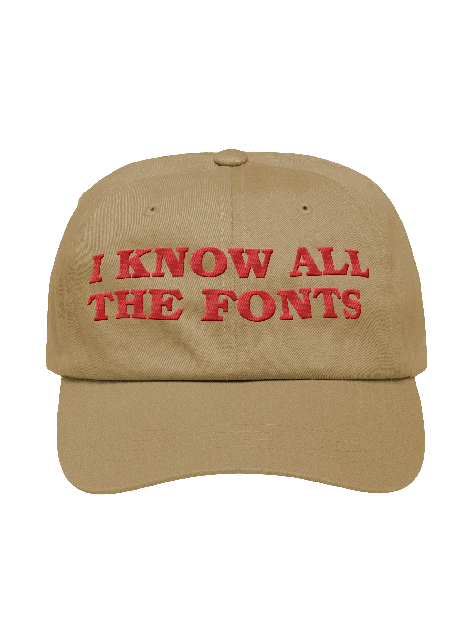 I KNOW ALL THE FONTS product image (1)