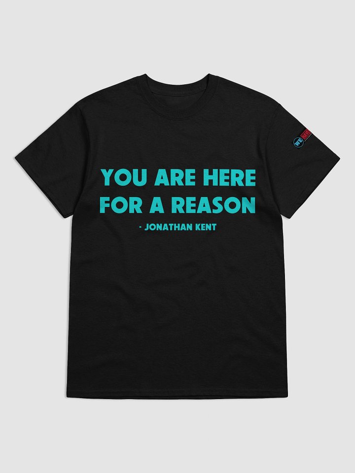 YOU ARE HERE FOR A REASON Quote Tee product image (1)