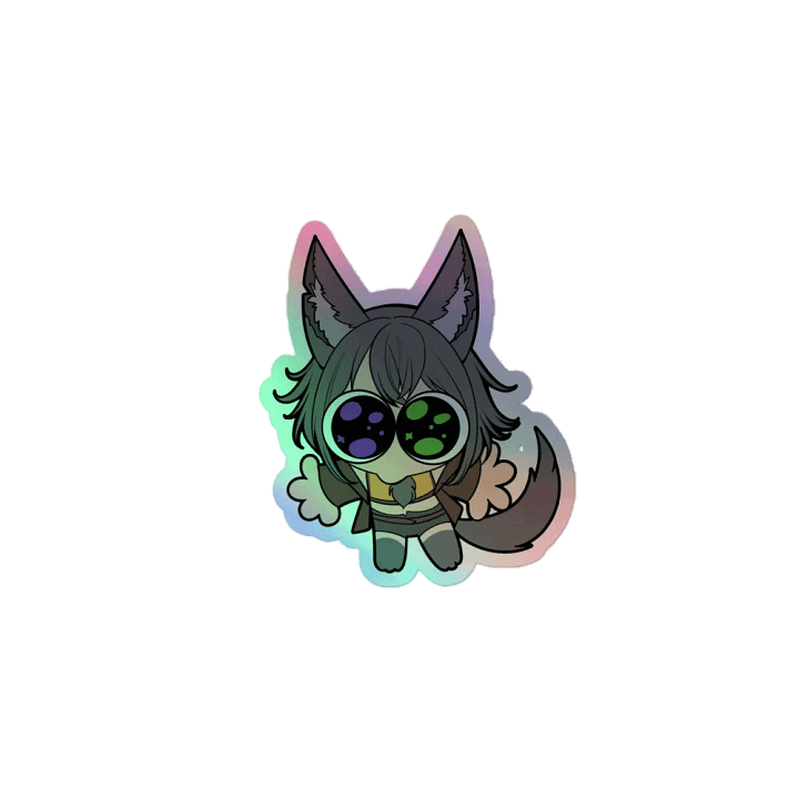 WolfcatRisi Skrungly Holographic Sticker product image (1)