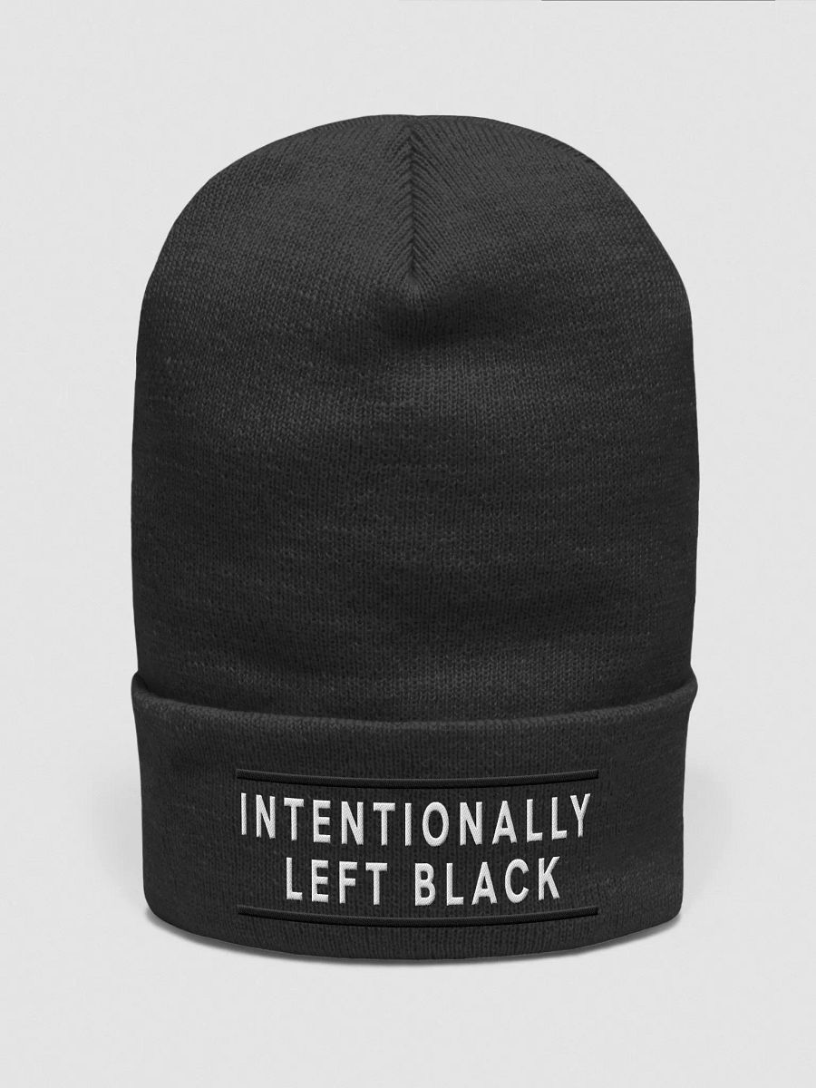 INTENTIONALLY LEFT BLACK - CUFFED BEANIE product image (3)