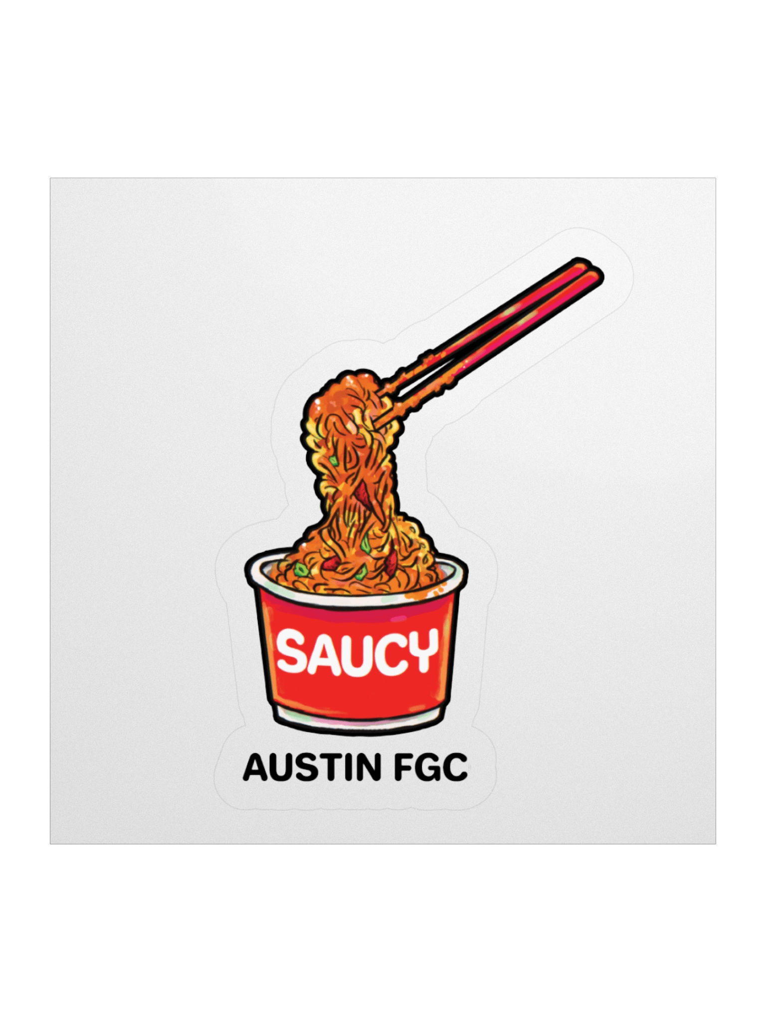 Saucy Noods Sticker product image (1)