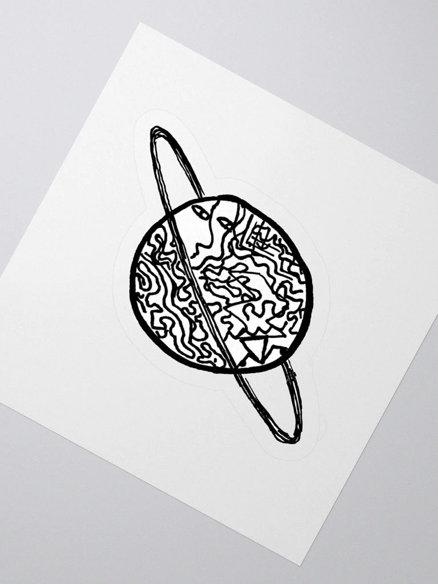 saturn faces sticker product image (5)