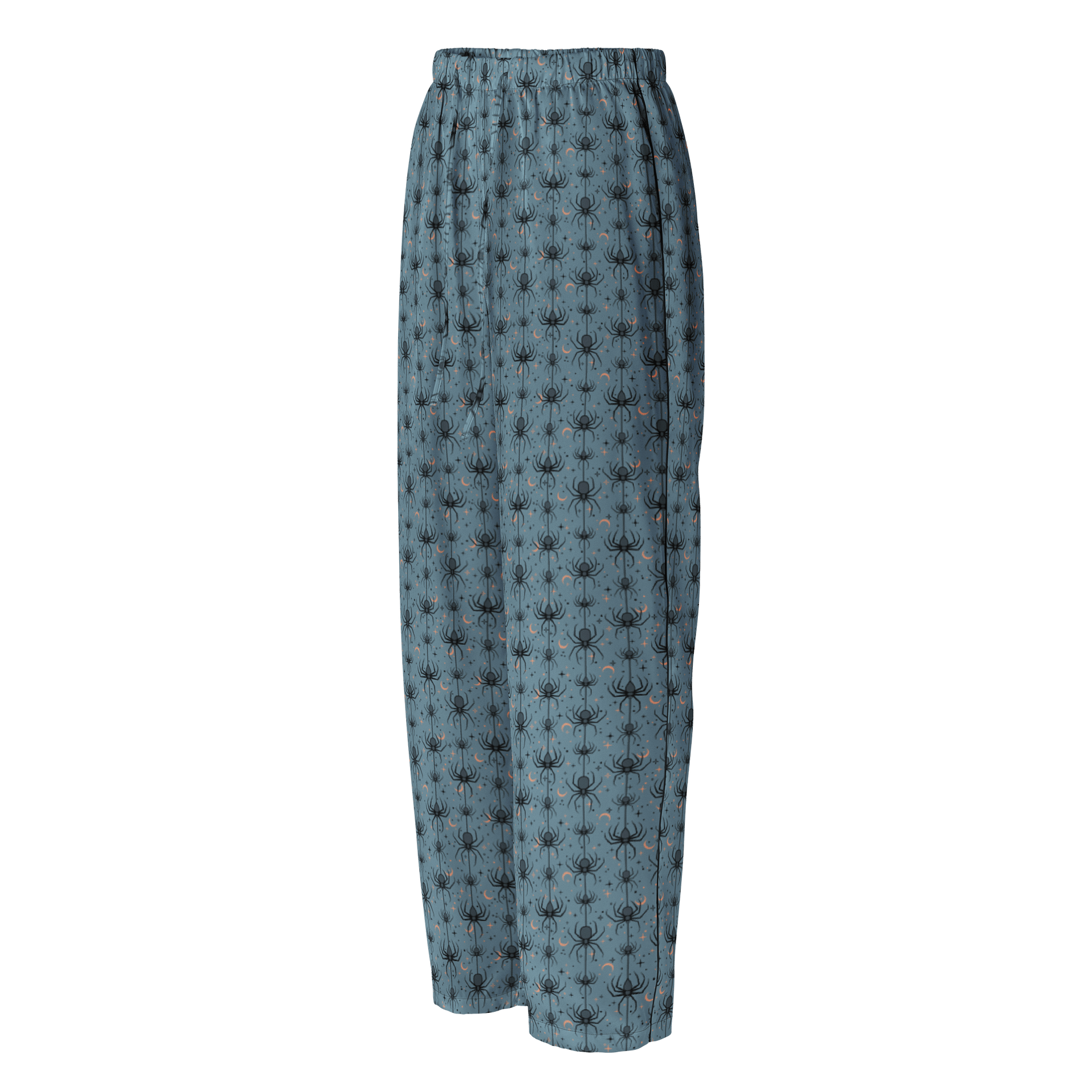 Spooky Spiders Halloween Pajama Pants in Soft Indigo product image (1)