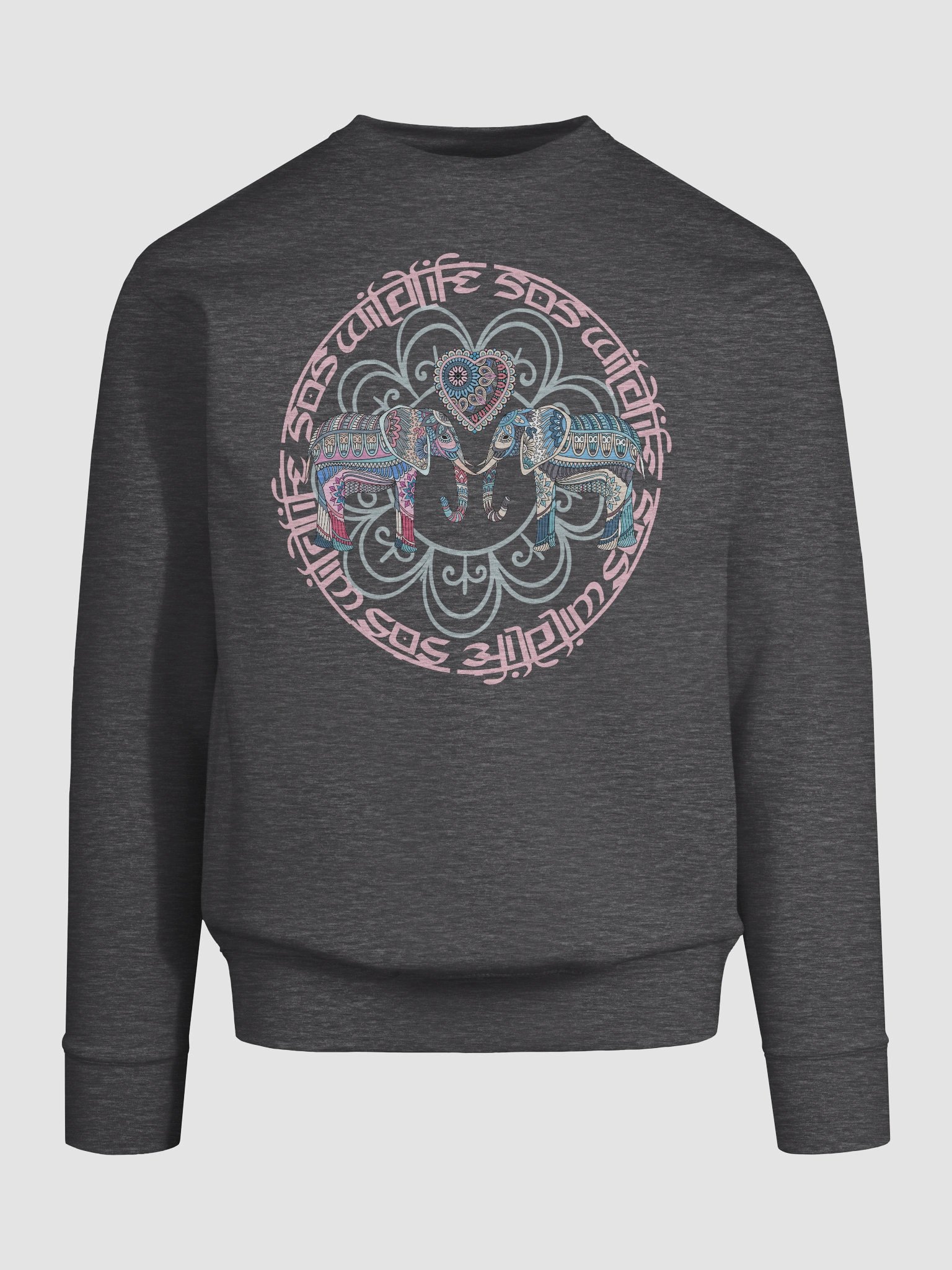 Mandala Elephants and Heart product image (9)