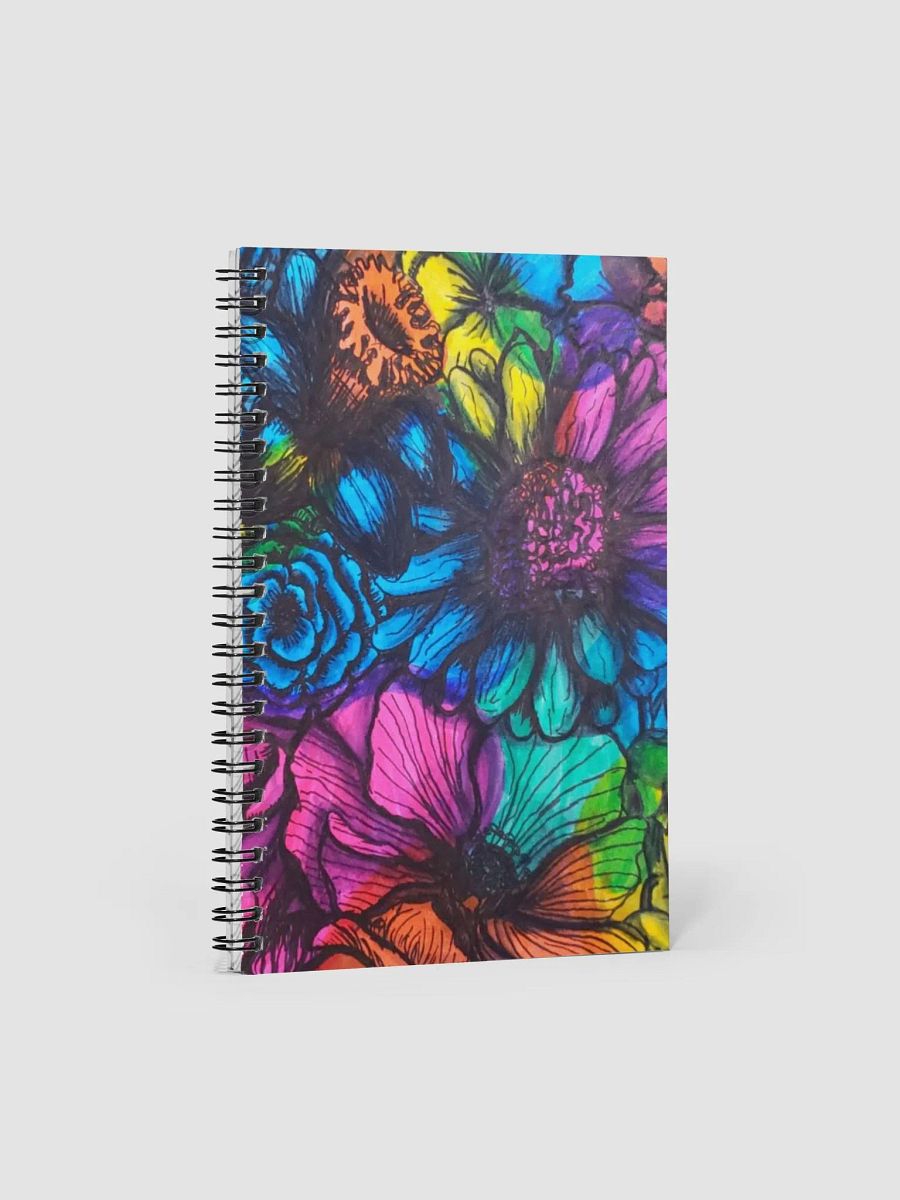 Tie-dye Flower Spiral Notebook product image (2)
