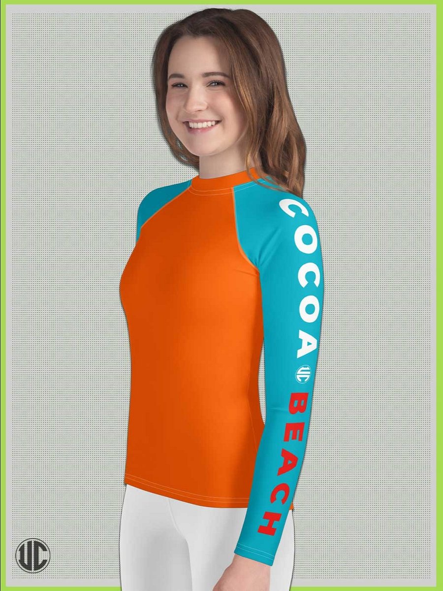 Kids Safety Rash Guard | Cocoa Beach | Unisex product image (3)