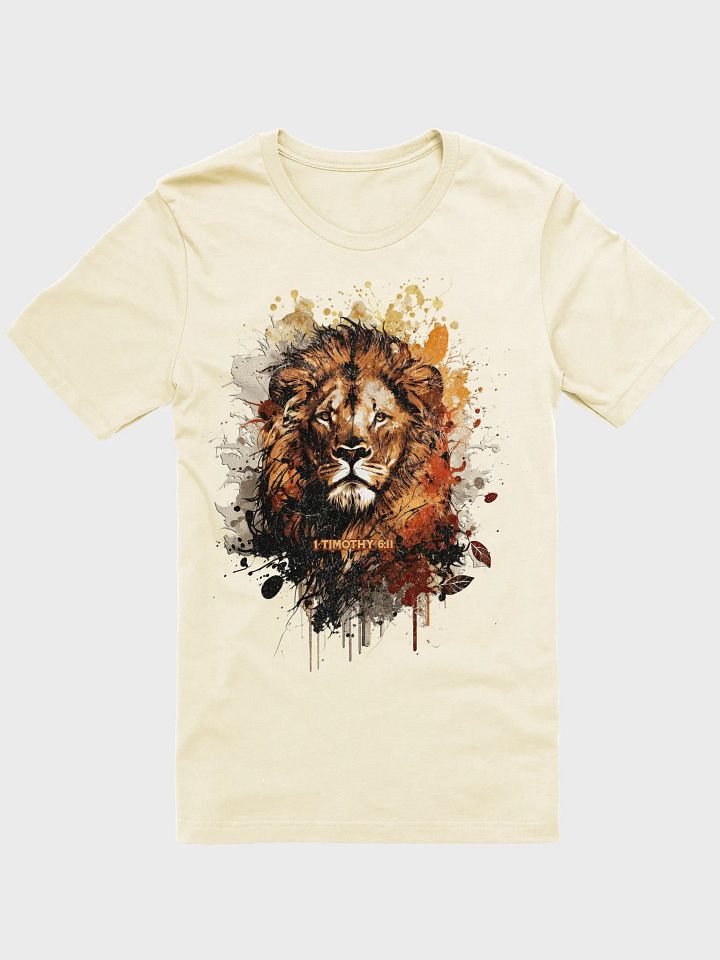 Courageous Lion 1 Timothy 6:11 T-Shirt product image (1)