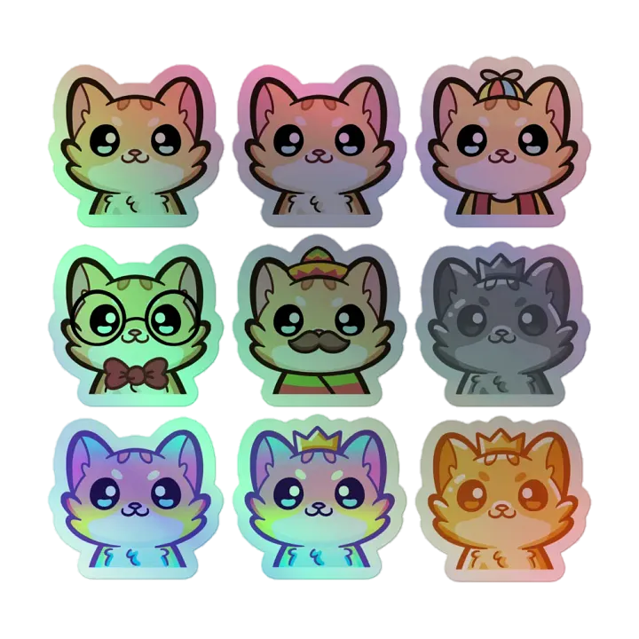 Toti Badges Hologram Stickers product image (1)