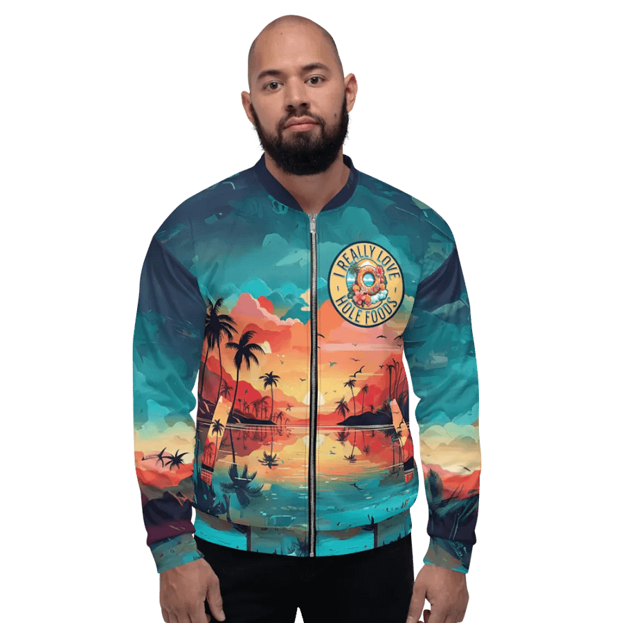 Funny Donut All Over Print Jacket product image (5)