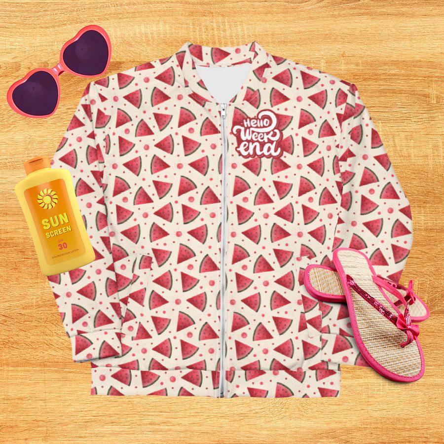 Hello Weekend Watermelon All Over Print Jacket product image (7)