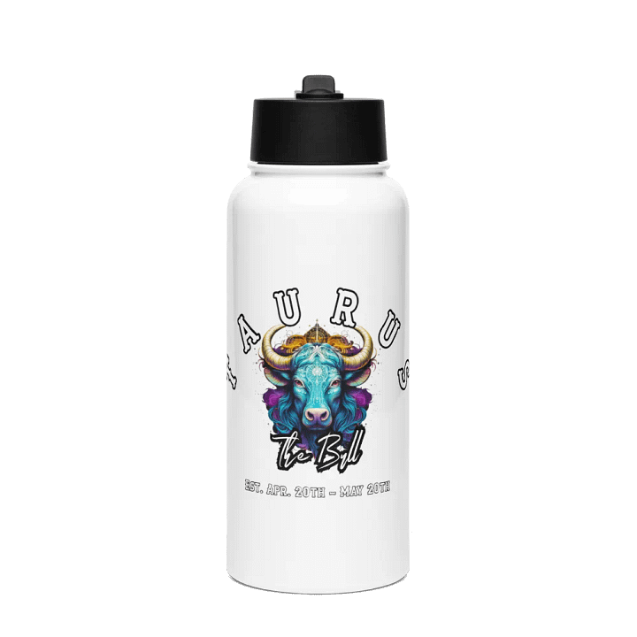Taurus - Zodiac Sports Stainless Steel Water Bottle product image (1)