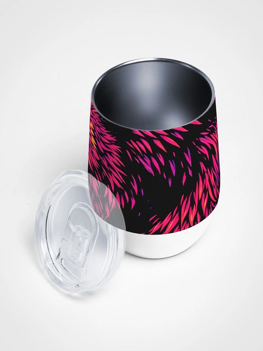 Vibrant Bear Wine Tumbler product image (3)