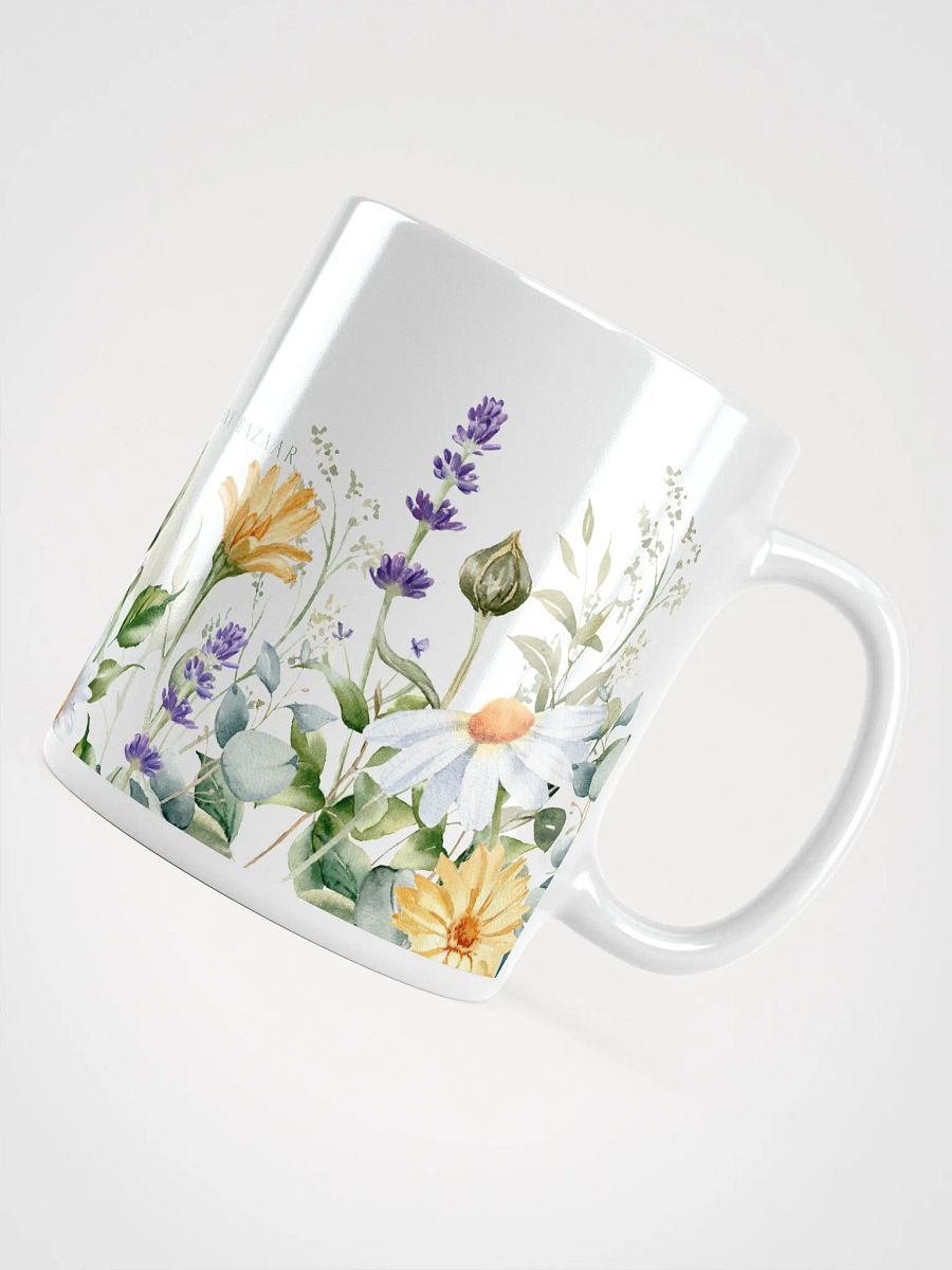 Wild Flowers White Ceramic Mug product image (7)