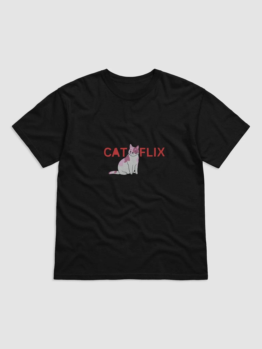 Catflix Cartoon Graphic T-Shirt product image (1)