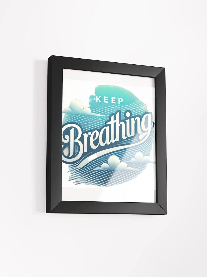 Breathe Easy: Framed Inspirational Poster product image (2)