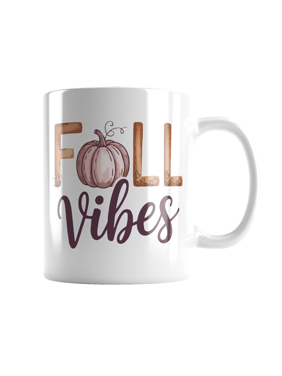 Fall Vibes White Glossy Mug product image (5)