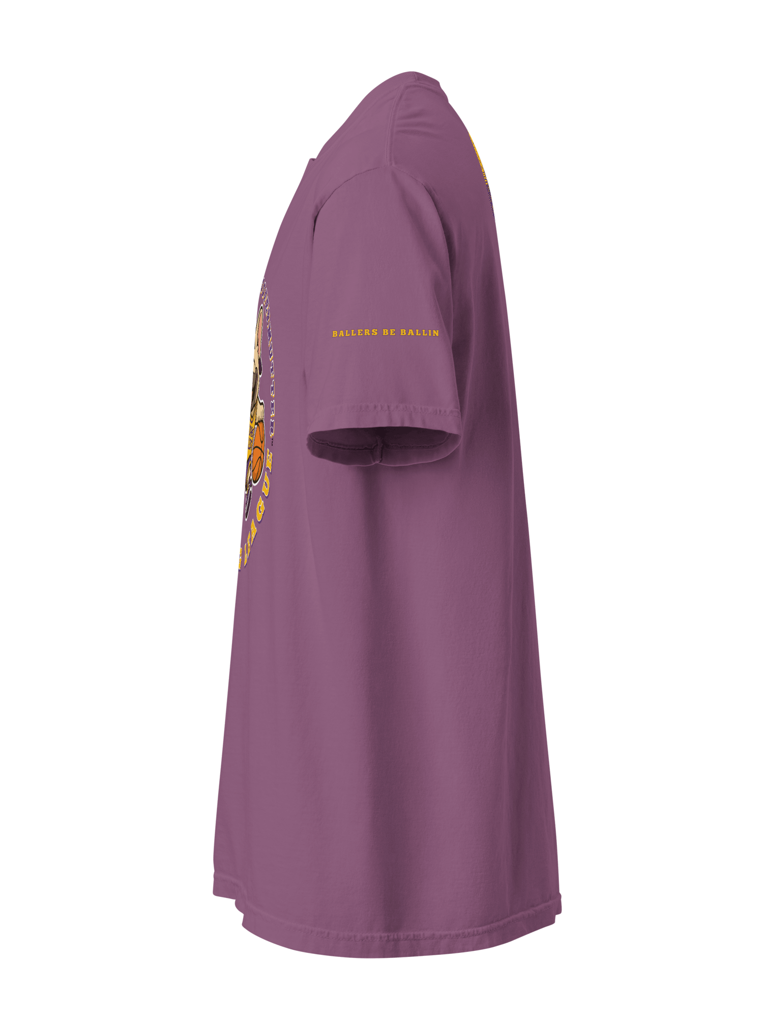 French Bulldog Ballin Like A WooferMutter™ Unisex Garment-Dyed Heavyweight T-Shirt product image (4)