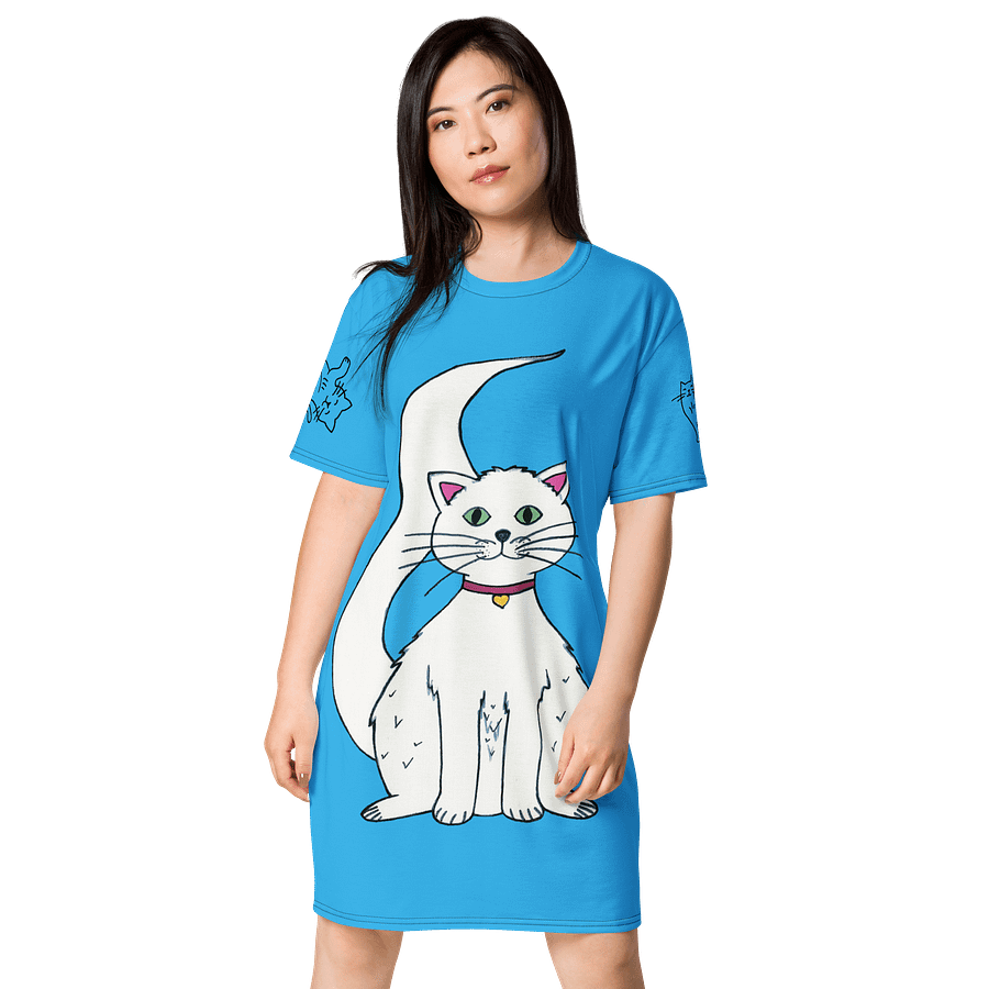 Cat (art by Dina R.) - T-Shirt Dress product image (1)
