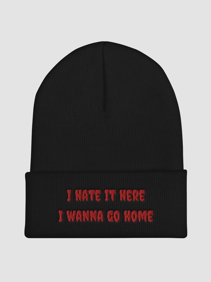 I Hate It Here Cuffed Beanie product image (2)