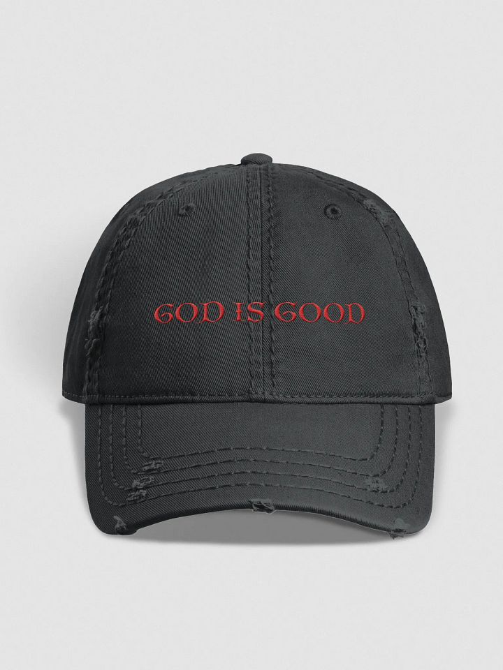 God Is Good Distressed Hat product image (1)
