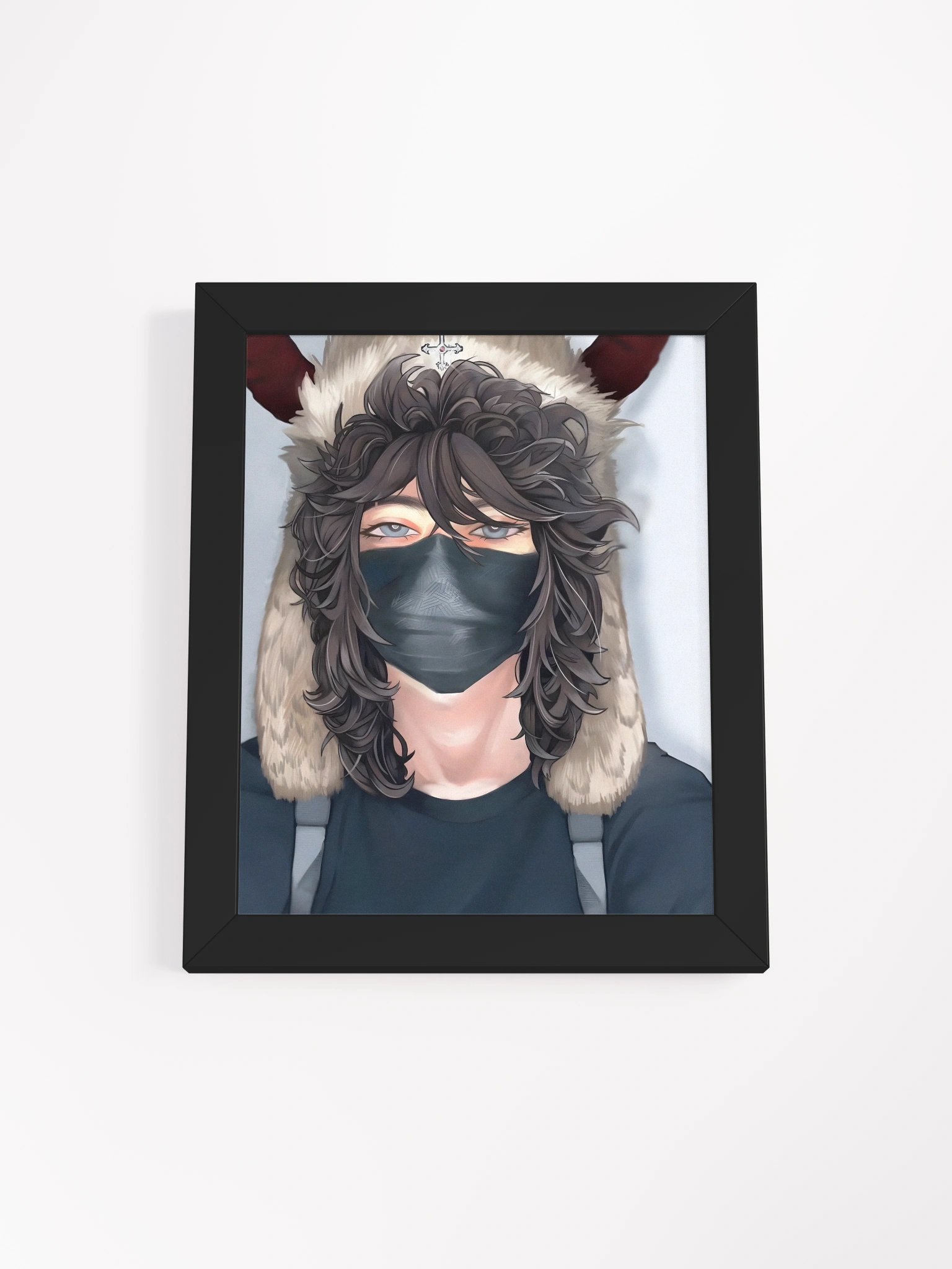 Jiinzo Covid Mask Poster (Framed) product image (1)