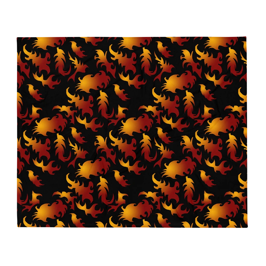 Abstract Flames Pattern Throw Blanket product image (13)
