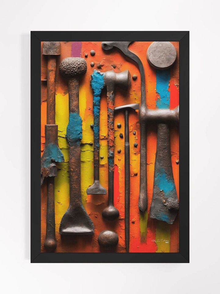 Industrial Rusted Metal Art | Unique Industrial Wall Decor product image (2)