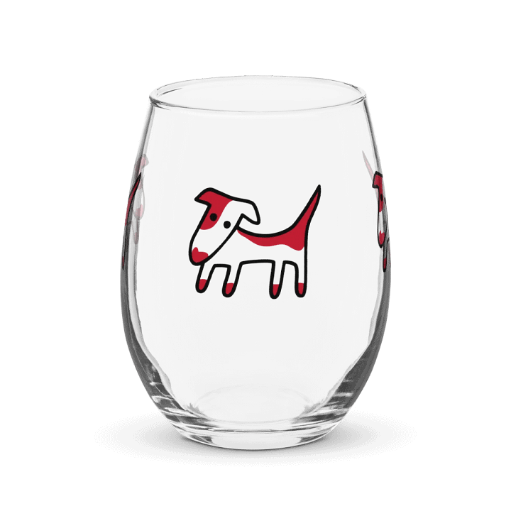 Abstract Canine Stemless Wine Glass Set product image (1)