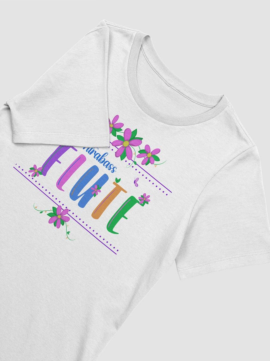 Relaxed Fit - Floral Flute Women's T-Shirt - Blue Contra Letters product image (3)