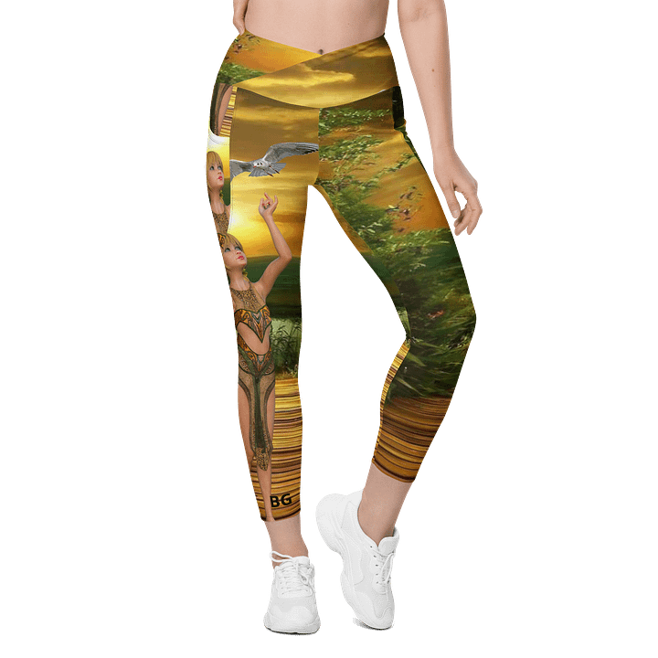 'Elven Stories - The Night of Your Return' Crossover Leggings with Pockets product image (1)