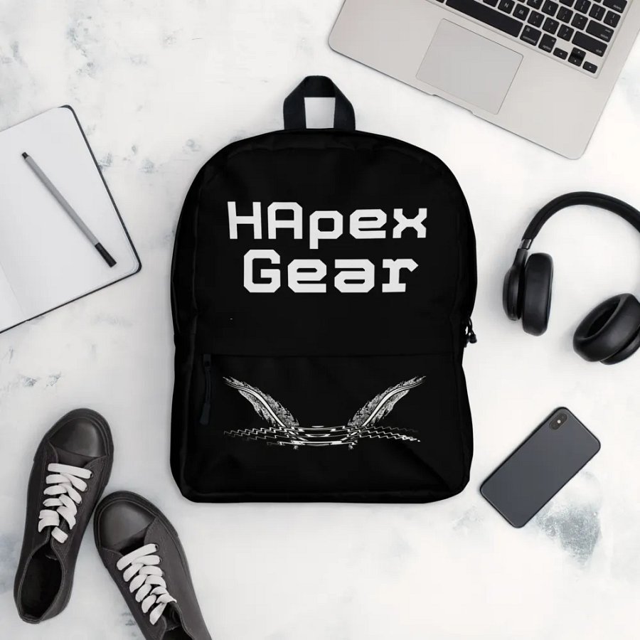 White HApex Gear White Logo - Black - Backpack product image (12)