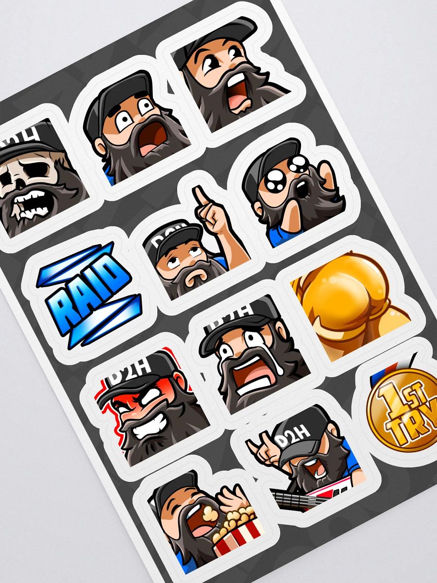 Emote Sticker Sheet. Set 5 product image (2)