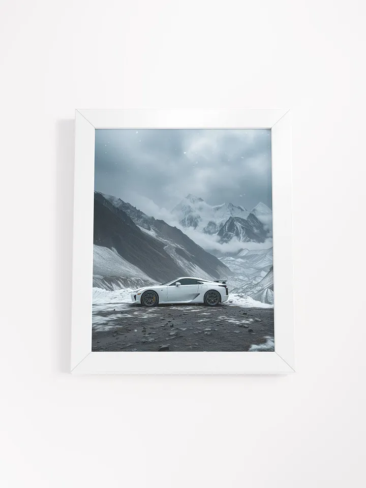 Lexus LFA in Mountains Poster product image (4)