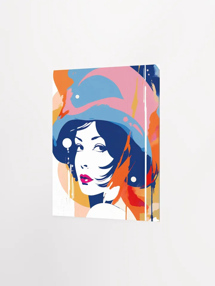 Abstract Woman v7 - Vintage Style Poster - Girly - Small and Standard Sizes - 8x10-11x14-12x16-16x20 Inches product image (5)