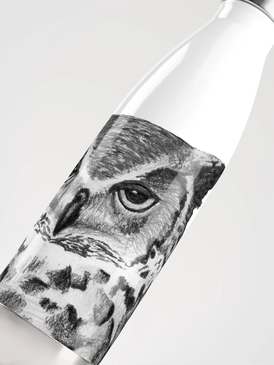 Owl Drawing Water Bottle product image (5)