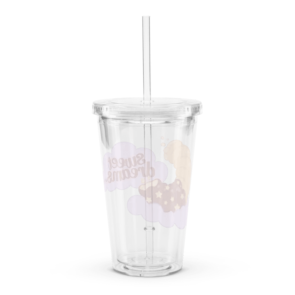꒰ ☆ Cinnaminnie's PJs ☆ ꒱ Clear Plastic Tumbler product image (2)