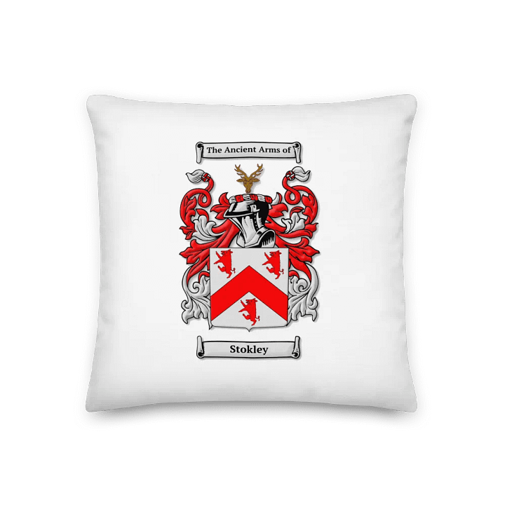 Stokley Family Crest - Pillow product image (1)