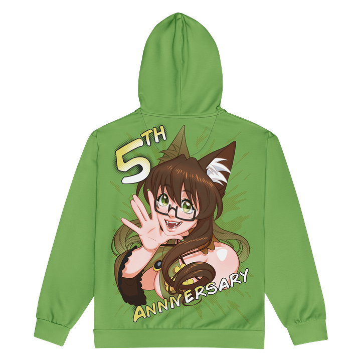 Fifth Year Anniversary Zip up Hoodie product image (2)