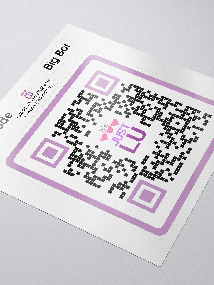 QR-Code Sticker Big Boi product image (3)