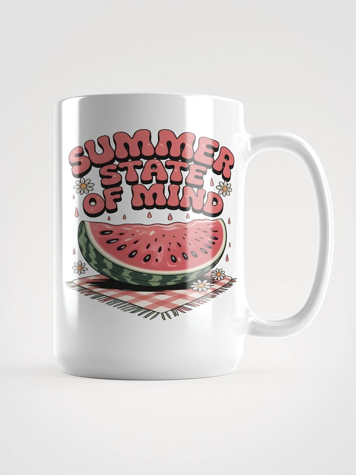 A t-shirt depicts a vibrant watermelon slice dripping with condensation product image (1)