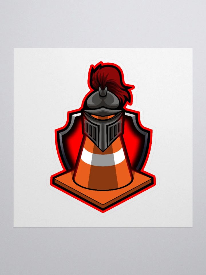 Red Helmet Sticker product image (1)