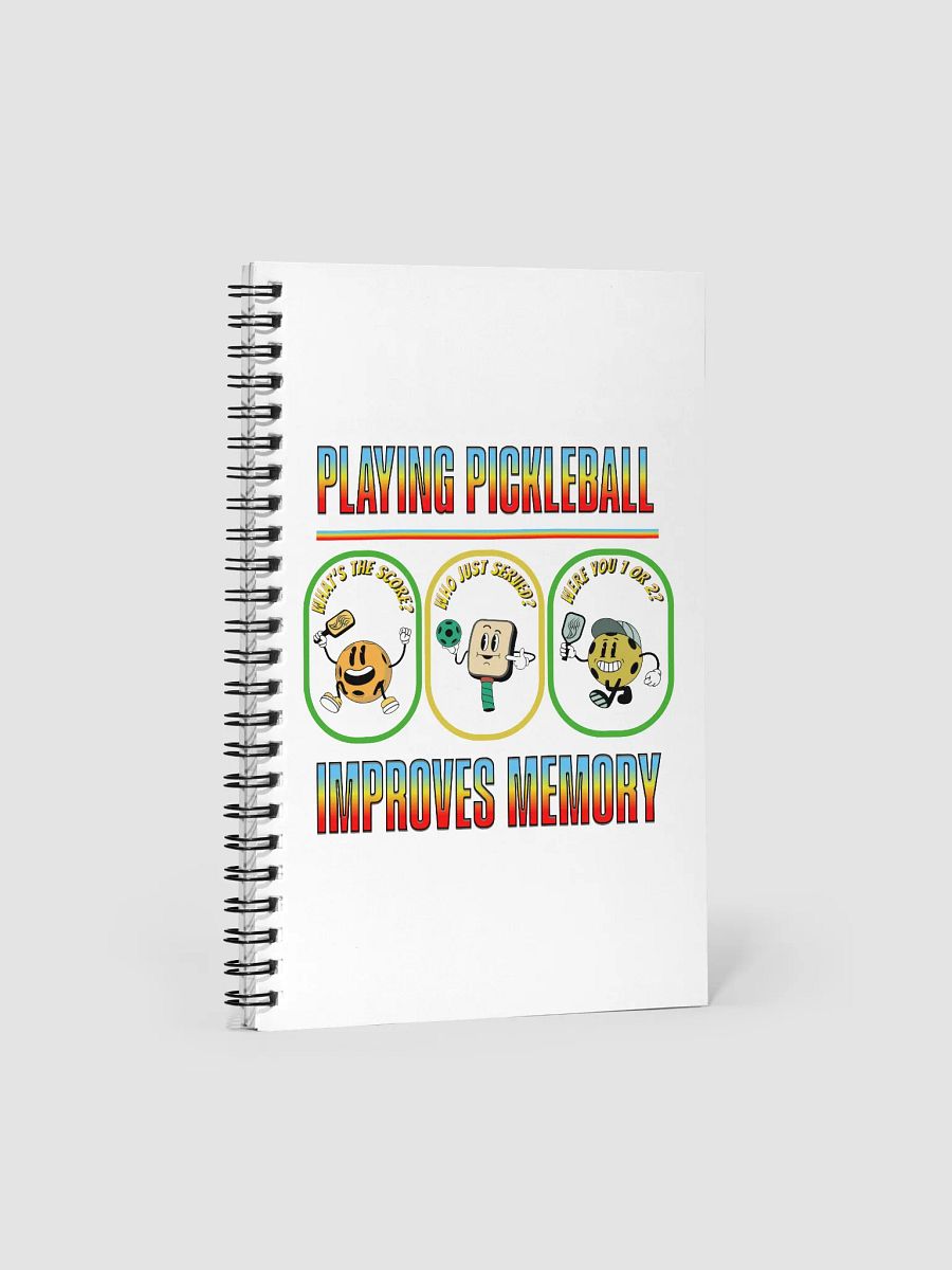 Playing Pickleball Improves Memory Lane Notebook product image (2)