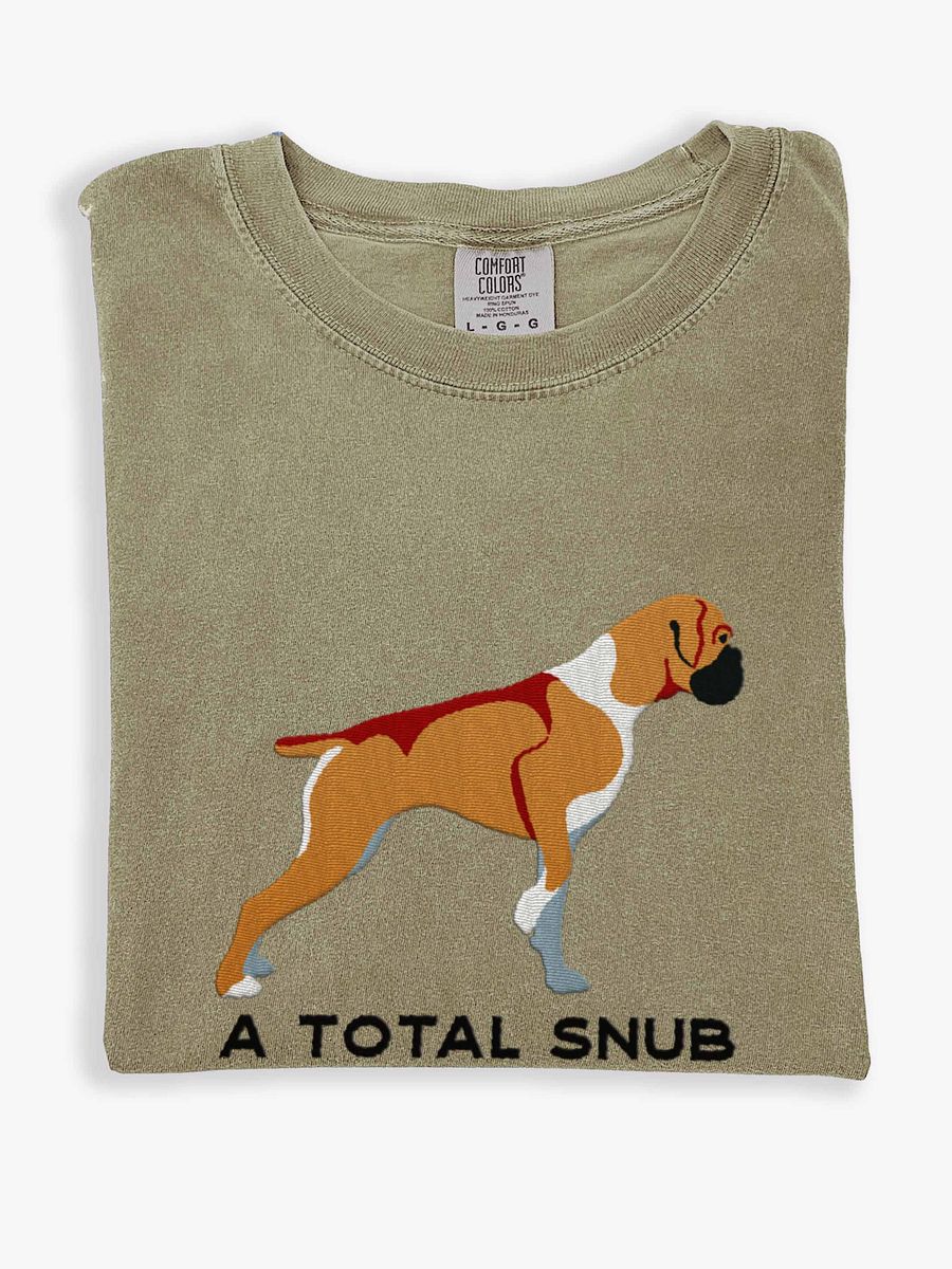 A Total Snub T-Shirt(Embroidered) of a Boxer product image (1)