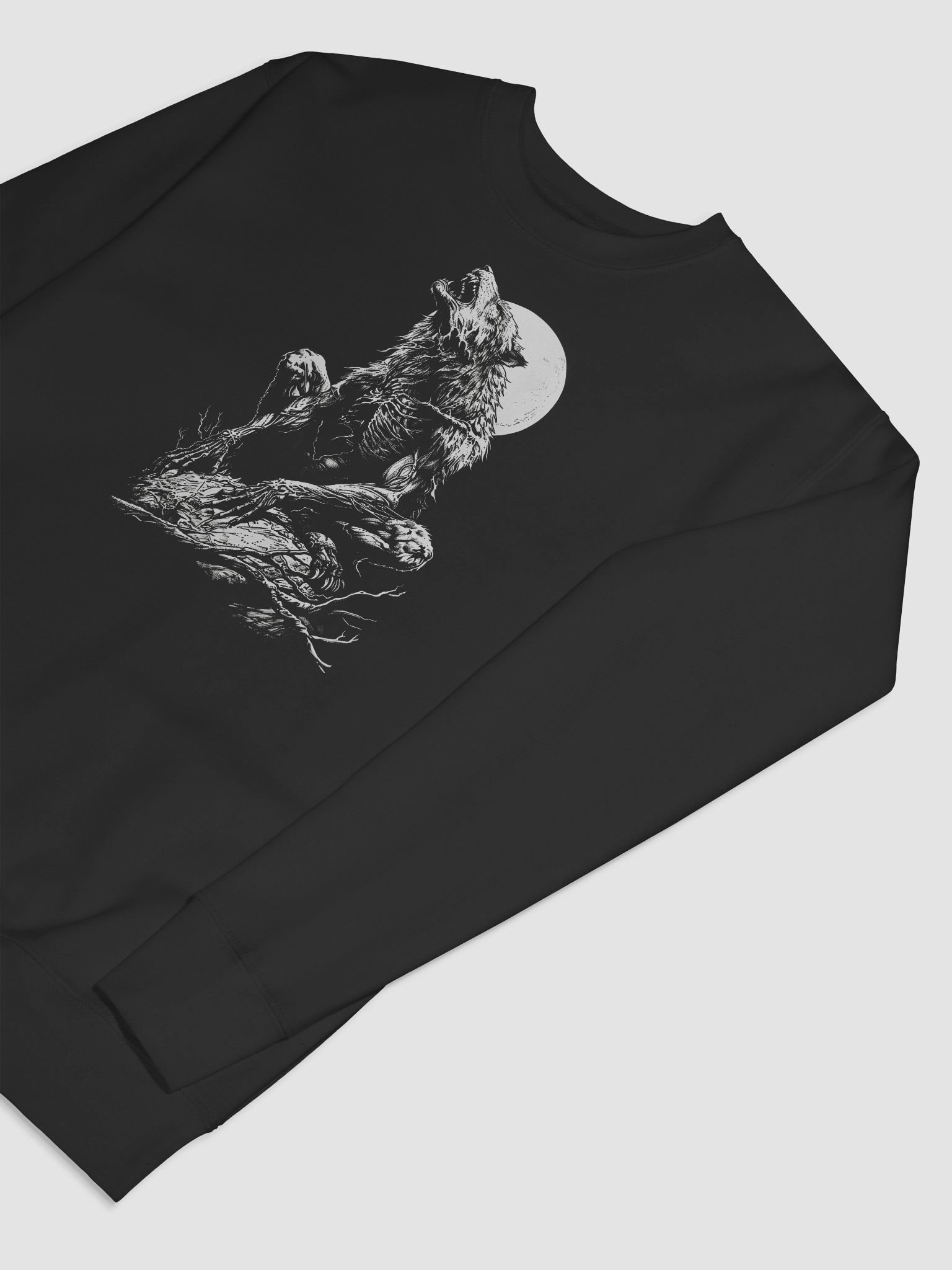 Werewolf Howling Lycanthropy Transformation Horror Monster sweatshirt product image (7)