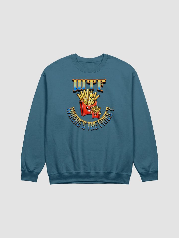 WTF Wheres The Fries Crewneck Sweatshirt product image (11)