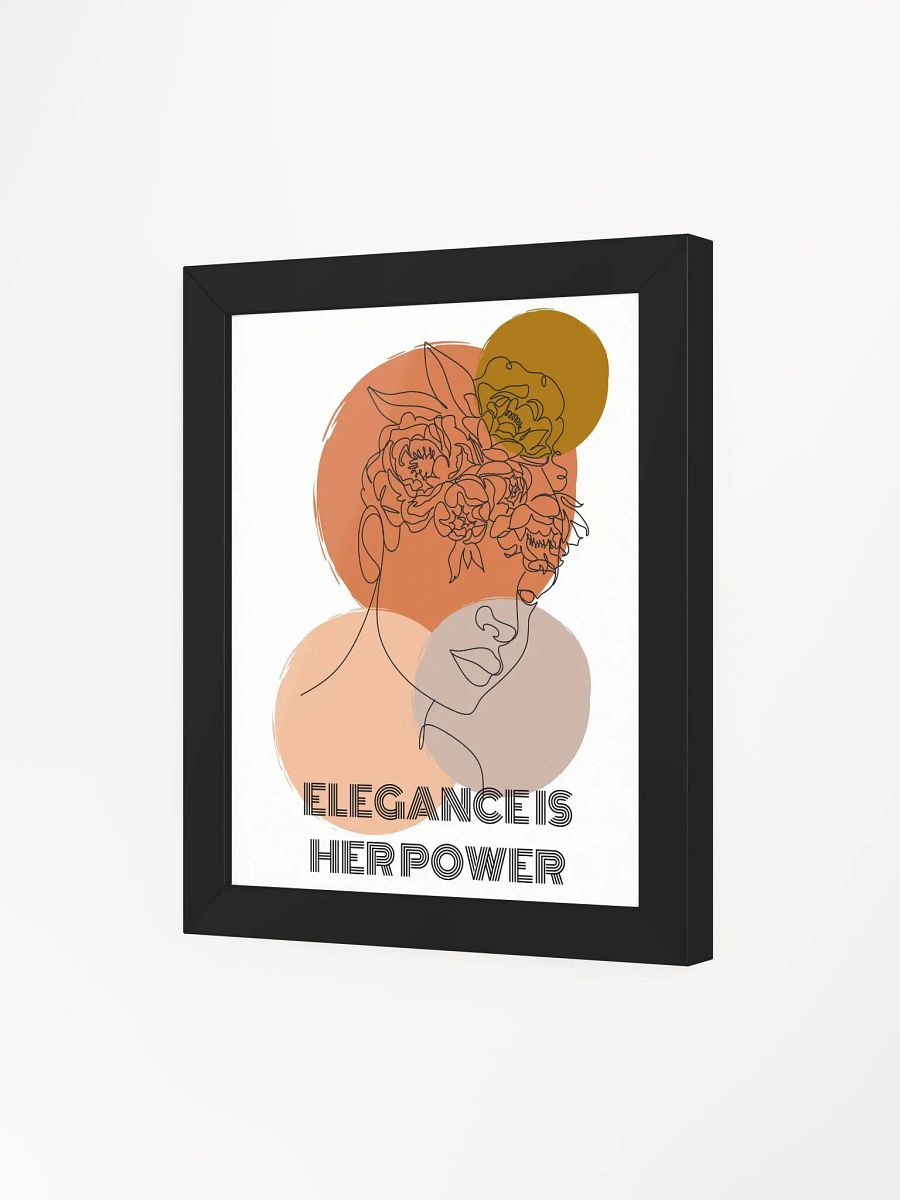Minimalist Woman Line Art – Elegant Framed Wall Decor for Modern Spaces product image (3)