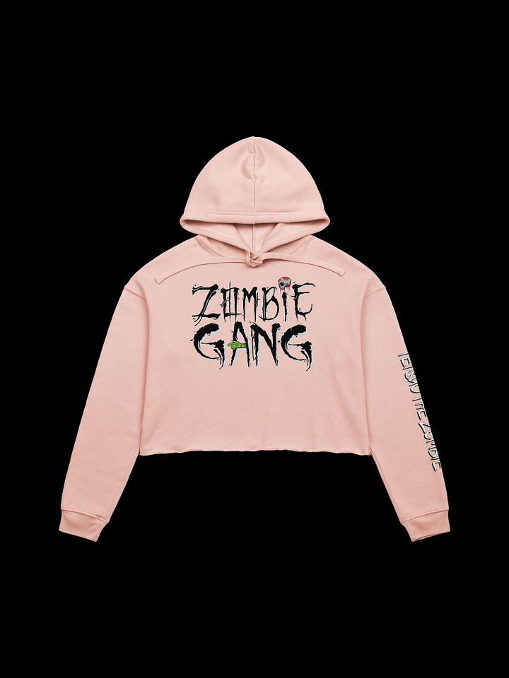 Zombie Gang Bella+Canvas Fleece Crop Hoodie product image (17)