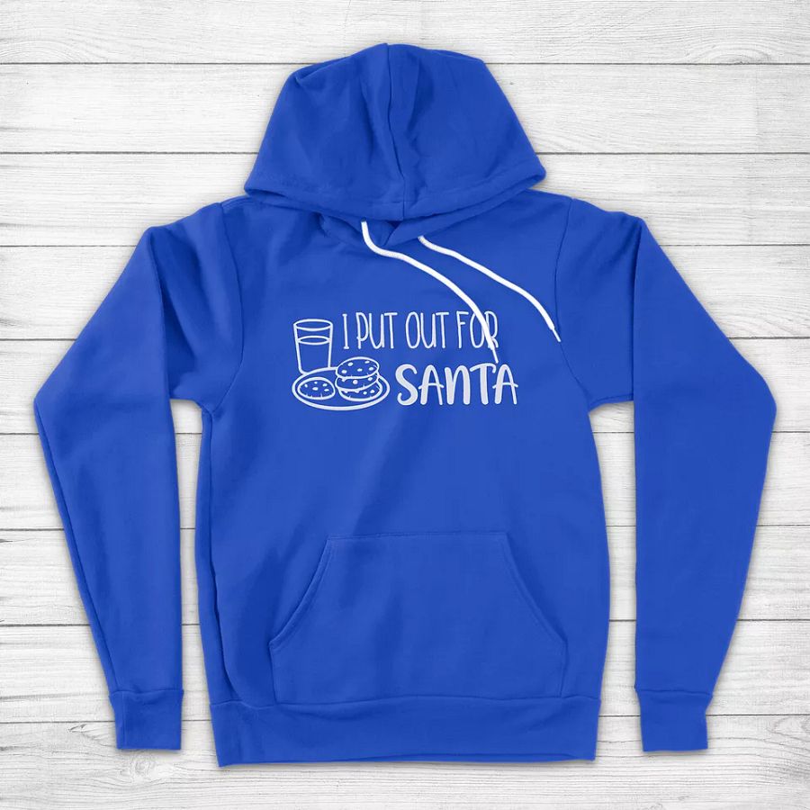 I Put Out for Santa Milk Cookies Christmas Holiday Couple Unisex Hoodie Sweater product image (6)